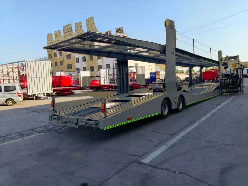 Lightweight 6-8 Vehicle Carrier Semi Trailer product photo 1