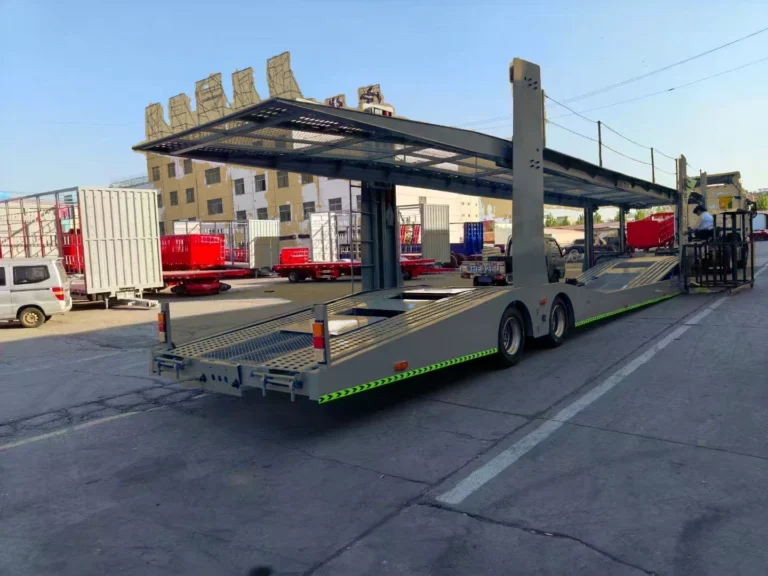 Lightweight 6-8 Vehicle Carrier Semi Trailer