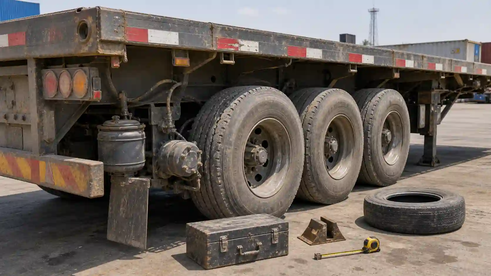 Trailer suspension check for Central African road conditions