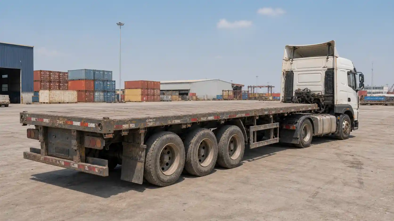 Uganda inland road inspection for imported semi-trailer